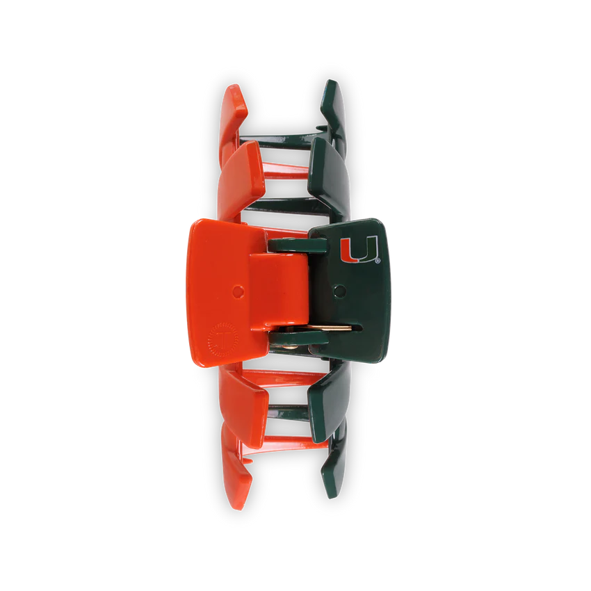 Large Teleties Claw Clip - University of Miami