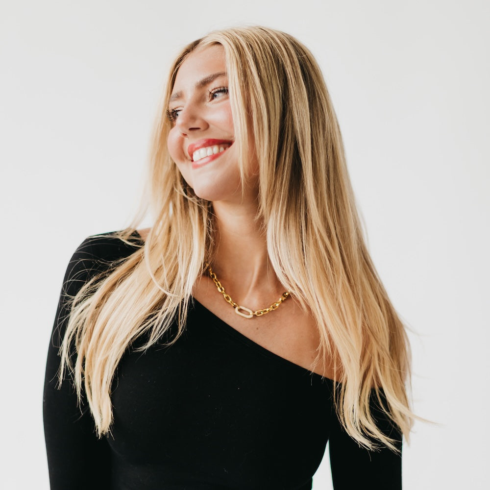 Michaela Diamond Chain Necklace - WATERPROOF-Necklace-Pretty Simple