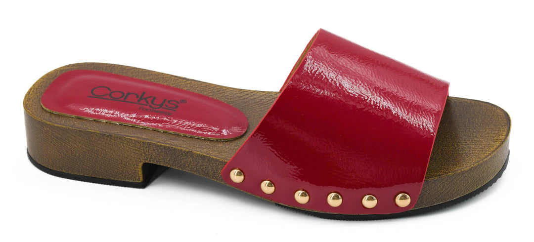 SHOE PARTY! Mind Your Business Red Patent by Corkys (Ships in 2-3 Weeks)