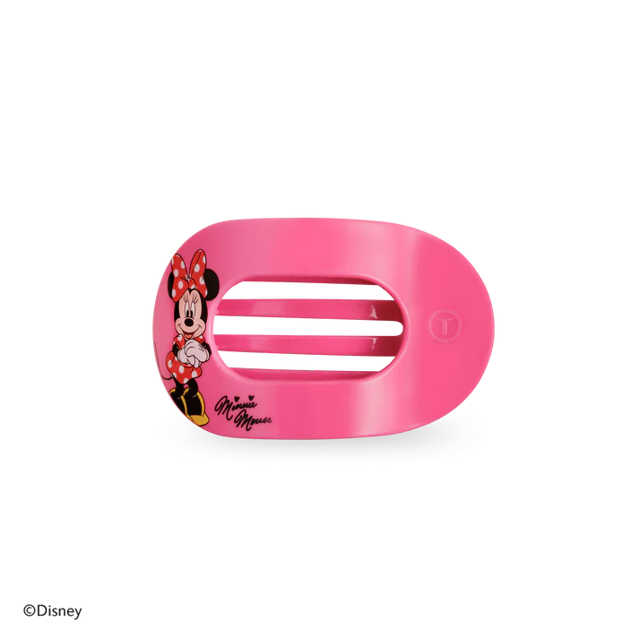 Small Teleties Flat Oval Clip - Minnie Mouse