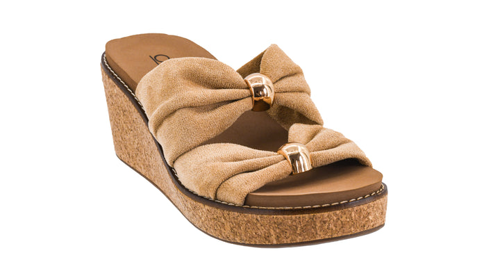 SHOE PARTY! Miss Understood Camel Faux Suede by Corkys (Ships in 2-3 Weeks)