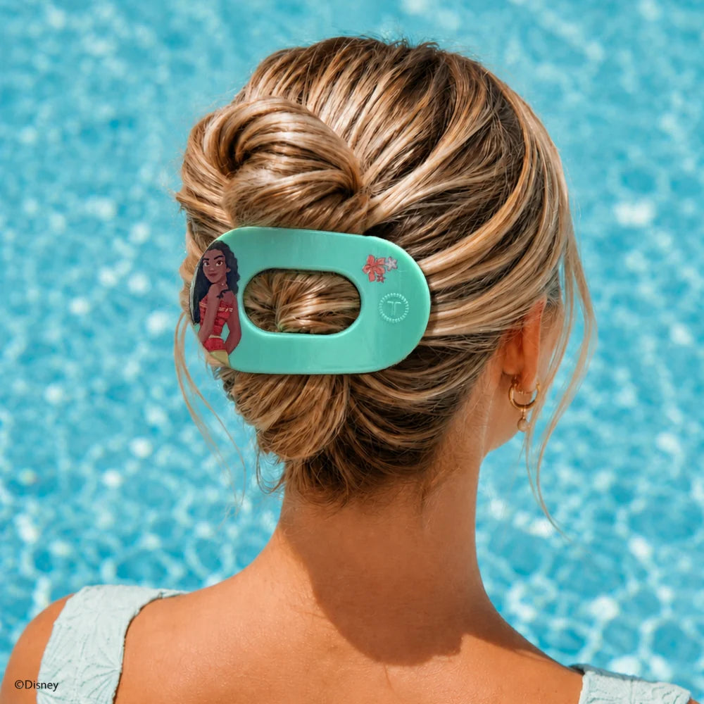 Large Teleties Flat Oval Clip - Moana (Ships Next Week)
