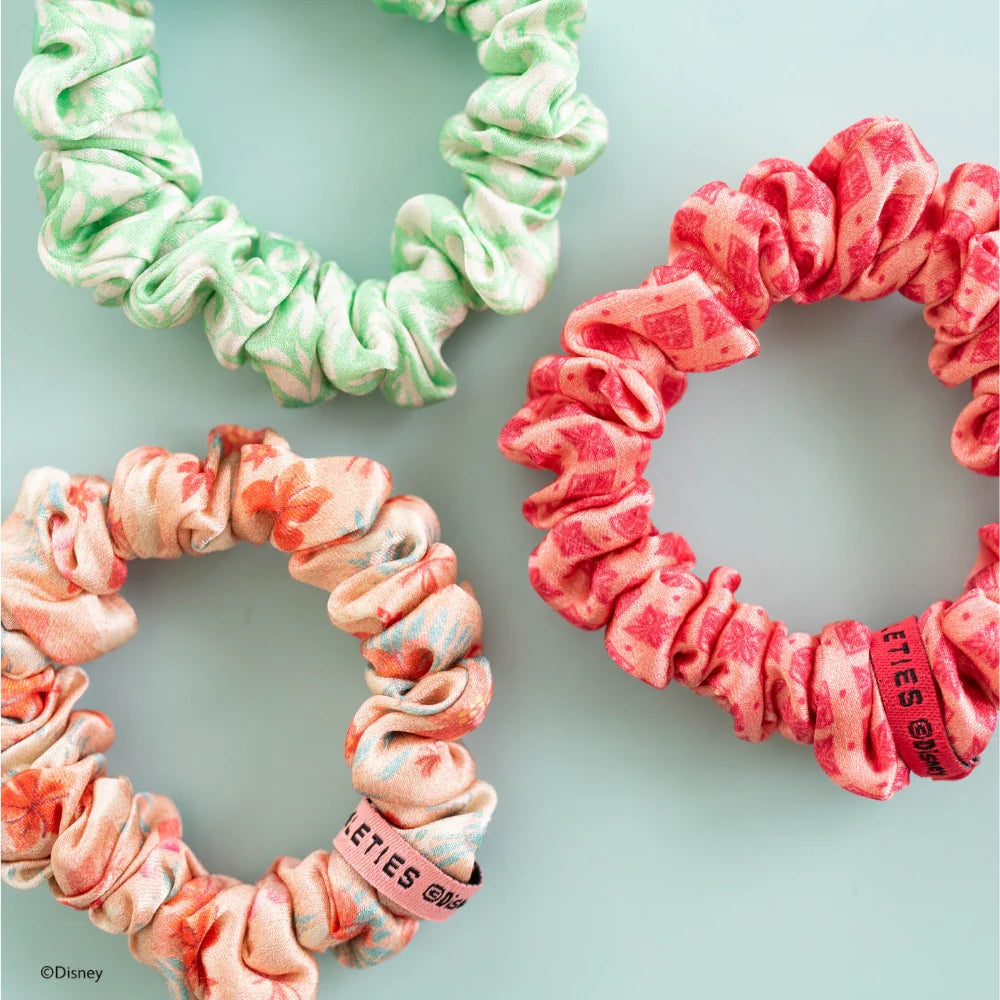 Teleties Scrunchies - Silk Large Band Pack of 3 - Moana (Ships Next Week)