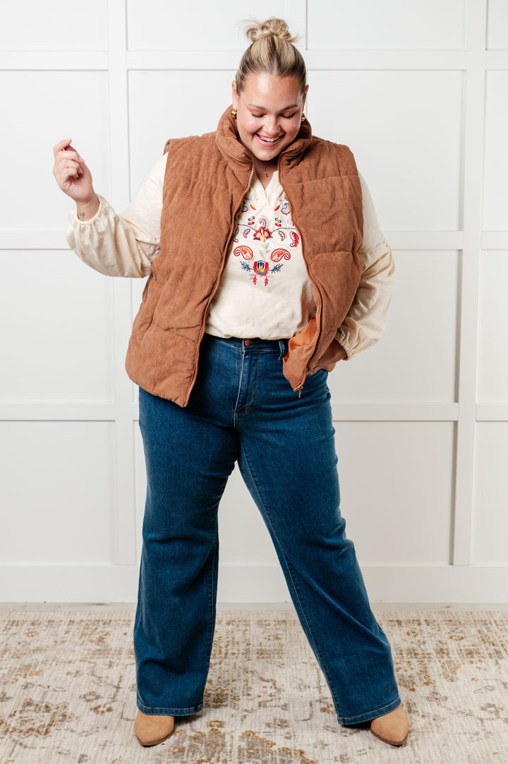 More Than You Would Think Embroidered Blouse - 8/17