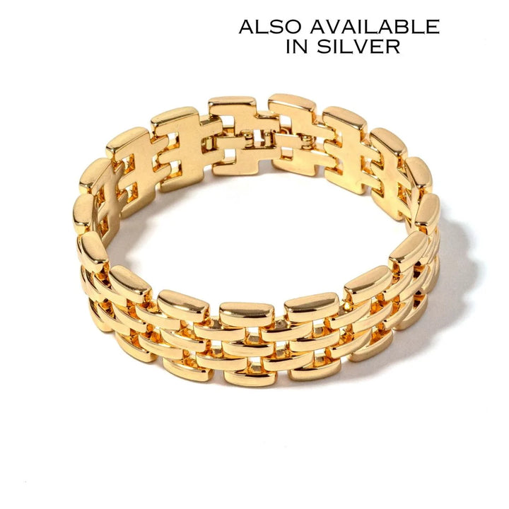Morris Link Bracelet - Gold By Erimish (Ships in 2-3 Weeks)