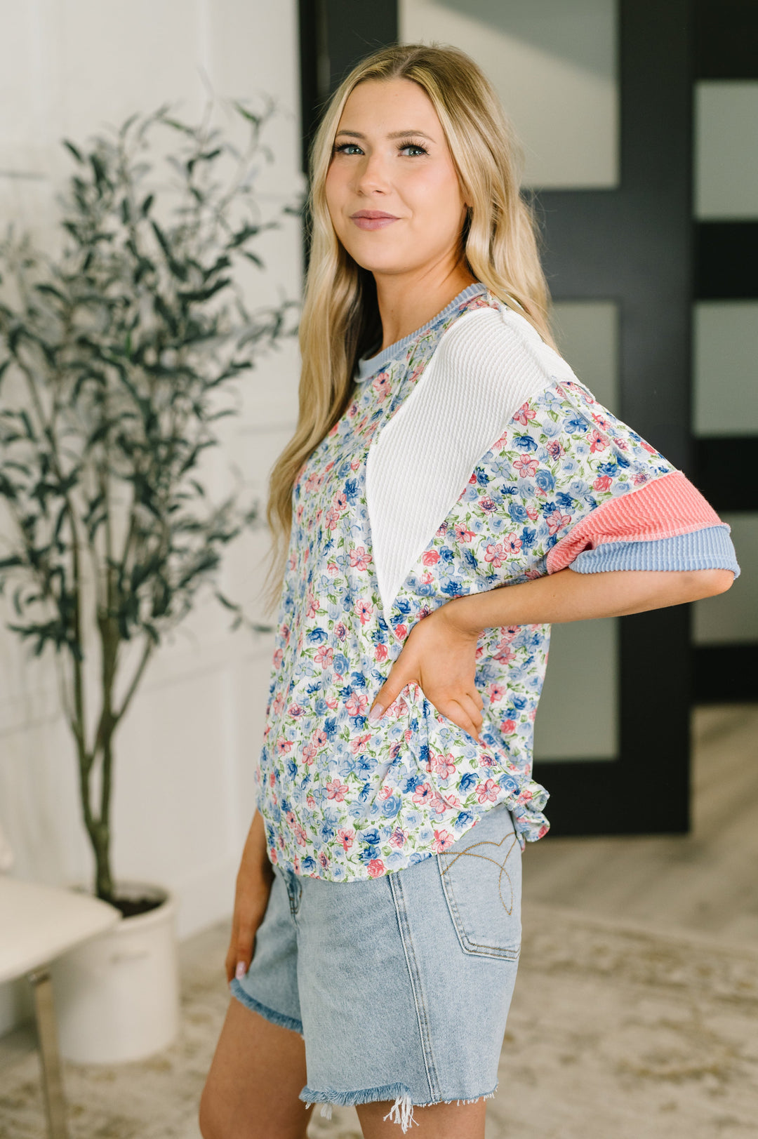 My Version Of Love Color Block Top - 7/31