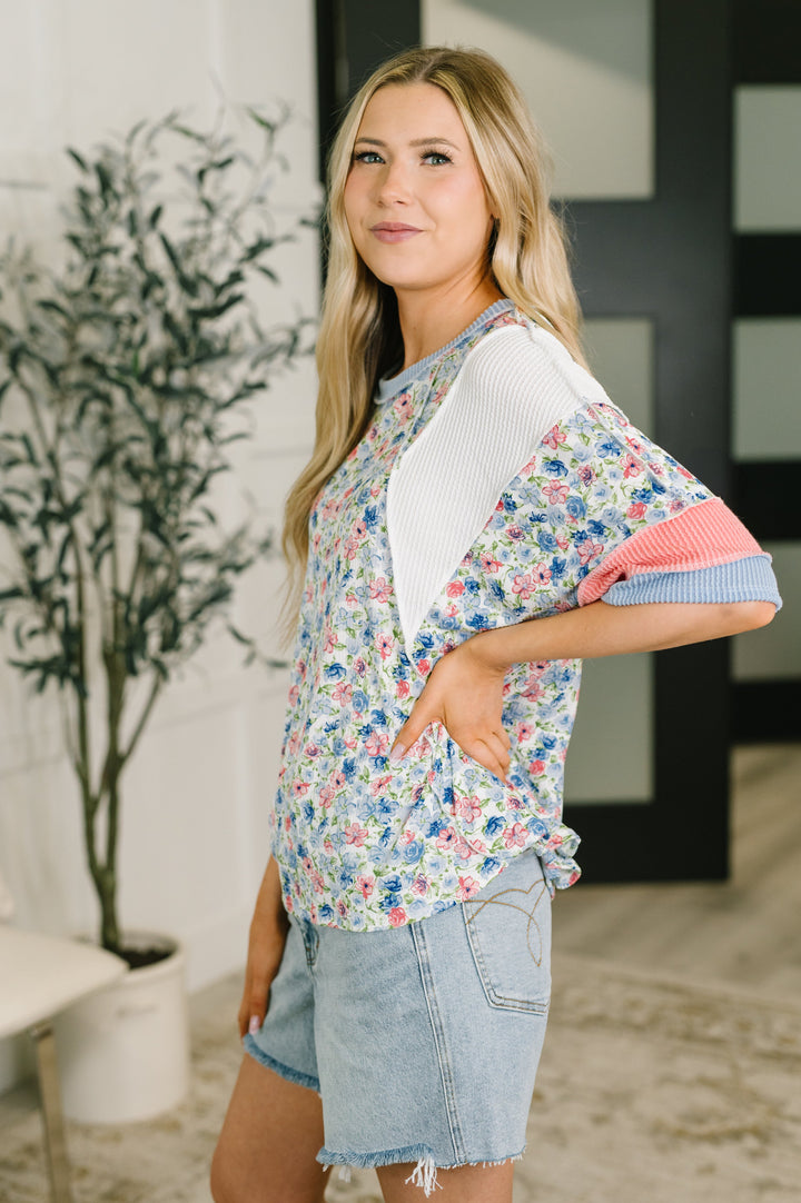 My Version Of Love Color Block Top - 7/31