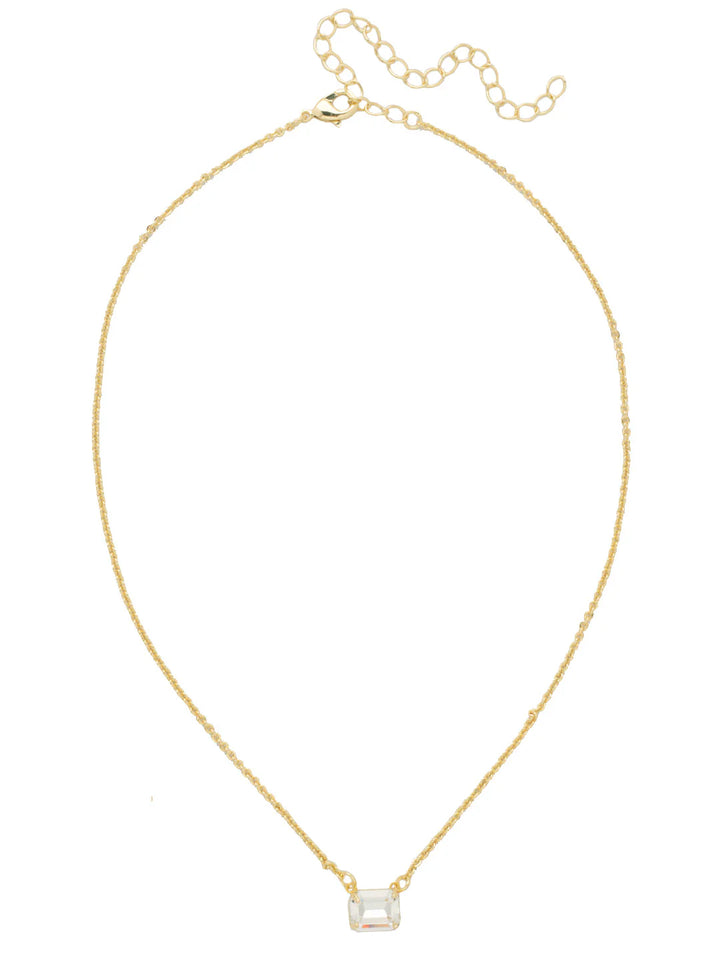 Octavia Single Crystal Pendant Necklace by Sorrelli (Ships in 2-3 Weeks)