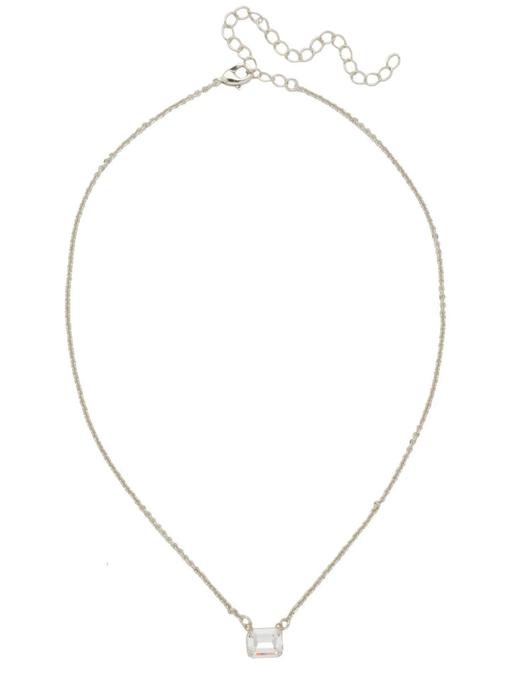Octavia Single Crystal Pendant Necklace by Sorrelli (Ships in 2-3 Weeks)