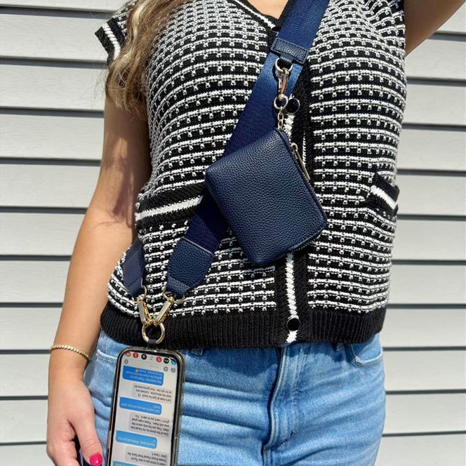 JUNE MARKET: Clip & Go Strap w/RFID Pouch Solid By Save The Girls (Ships in 2-3 Weeks)