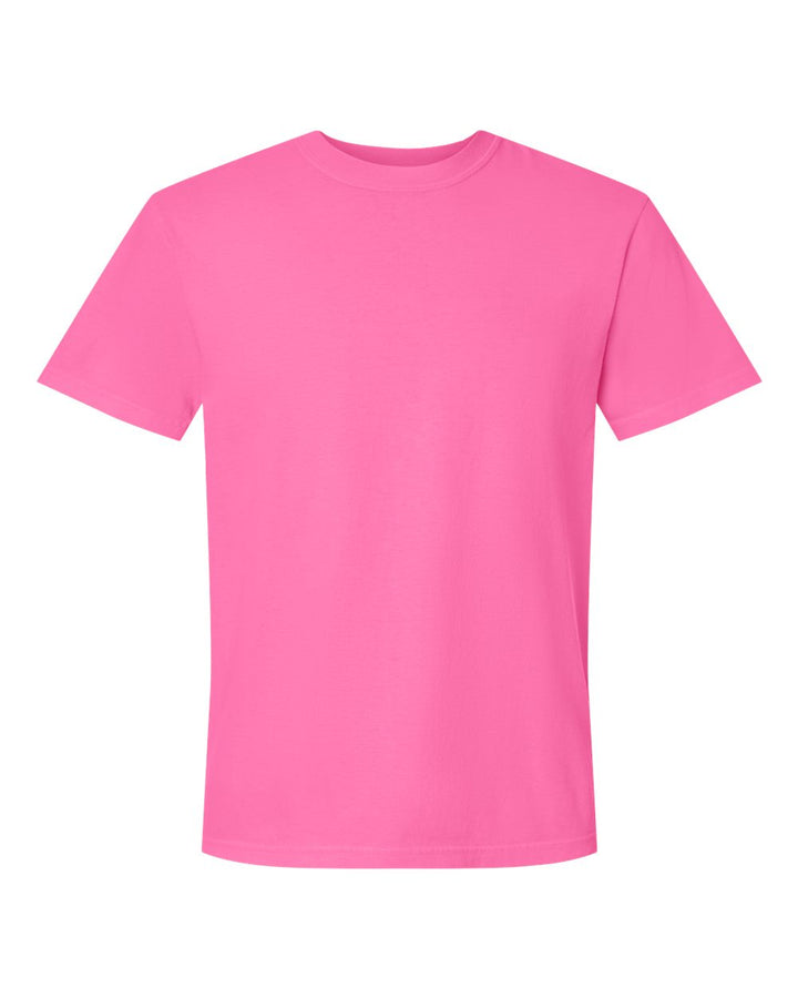 by PrepO: Custom Embroidered Neon Shadow Initial Comfort Colors Tee (Ships in 2-3 Weeks)