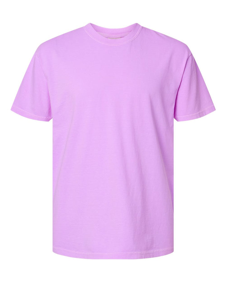 by PrepO: Custom Embroidered Neon Shadow Initial Comfort Colors Tee (Ships in 2-3 Weeks)