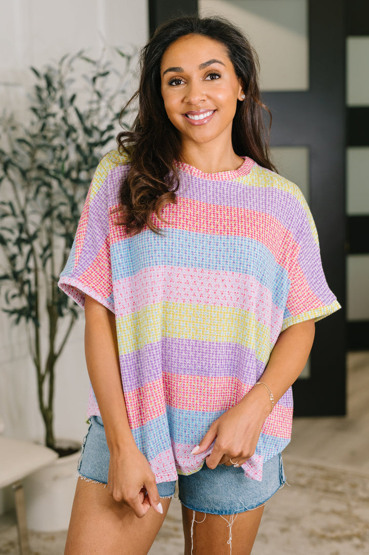 Never Been So Sure Textured Top - 7/21