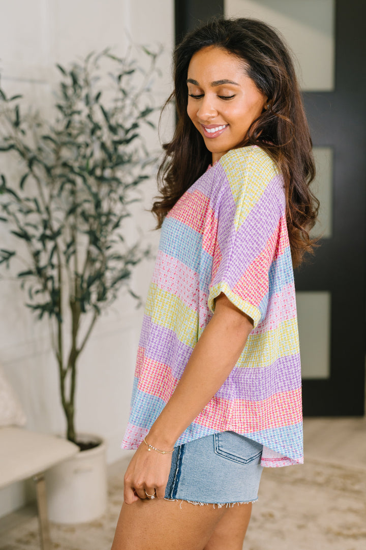 Never Been So Sure Textured Top - 7/21