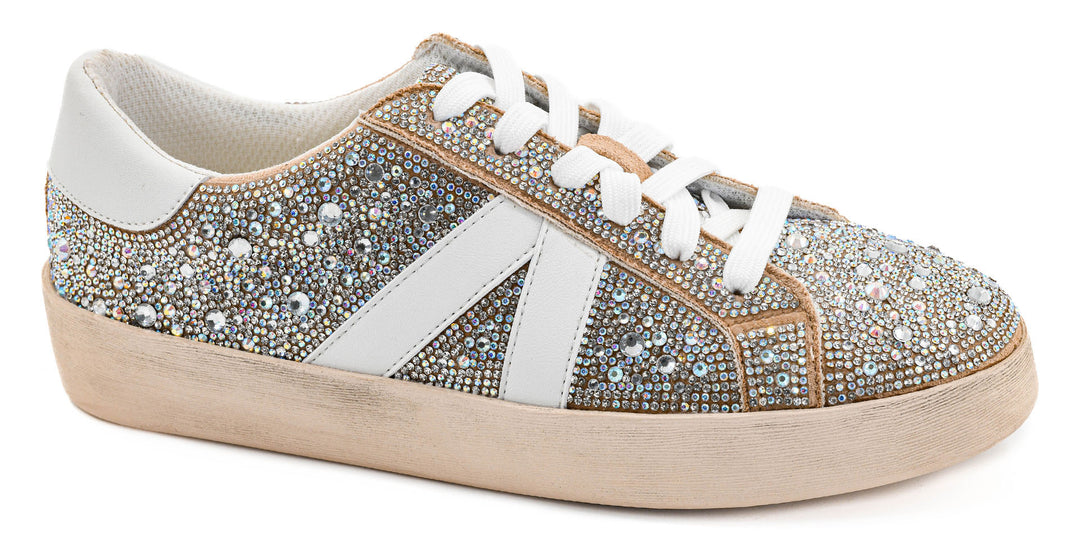 GUESTIE WEEK: No Chaser Sneakers - Clear Rhinestones by Corkys (Ships in 1-2 Weeks)
