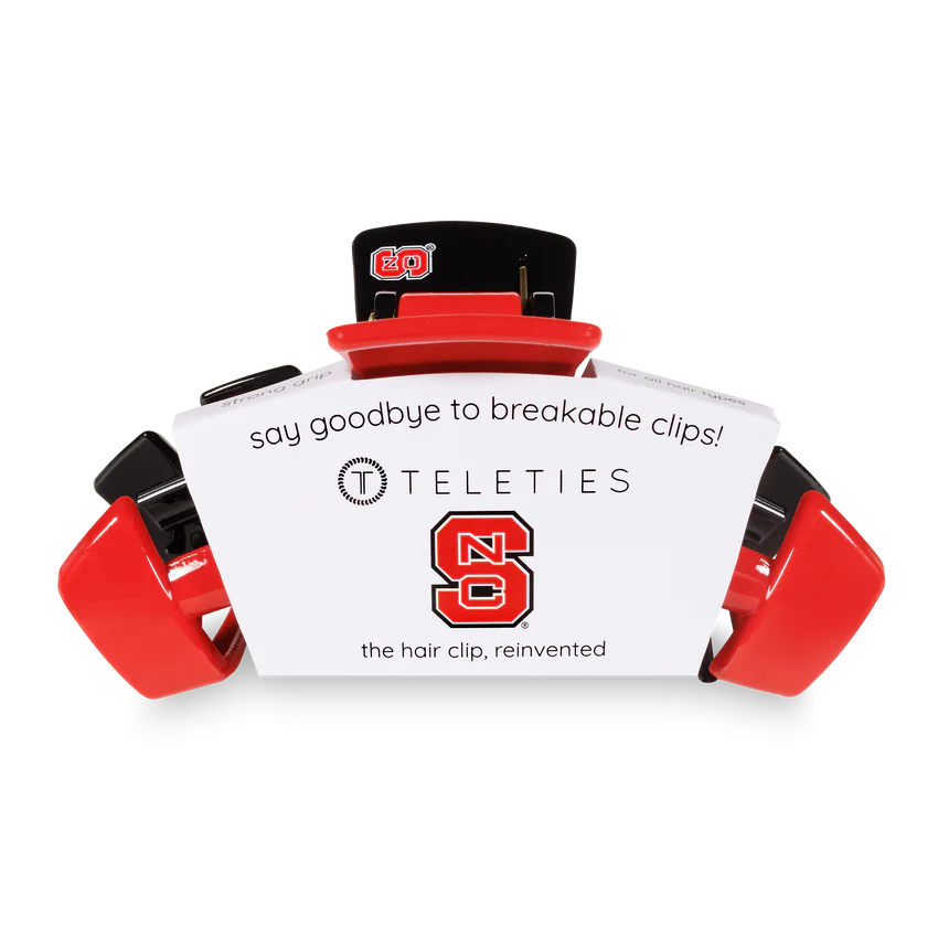 Large Teleties Claw Clip - North Carolina State University
