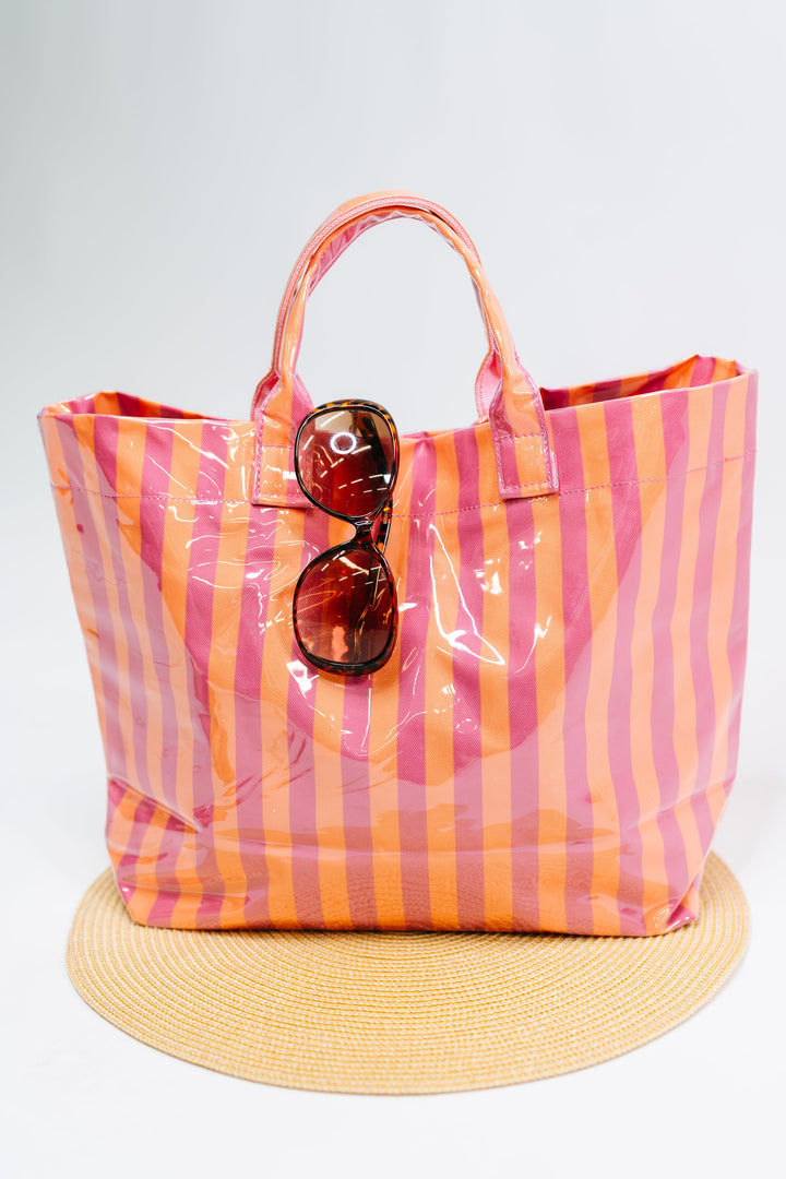 Not Your Typical Tote in Pink and Orange - 6/26