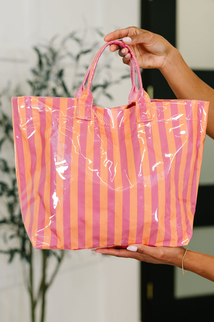 Not Your Typical Tote in Pink and Orange - 6/26