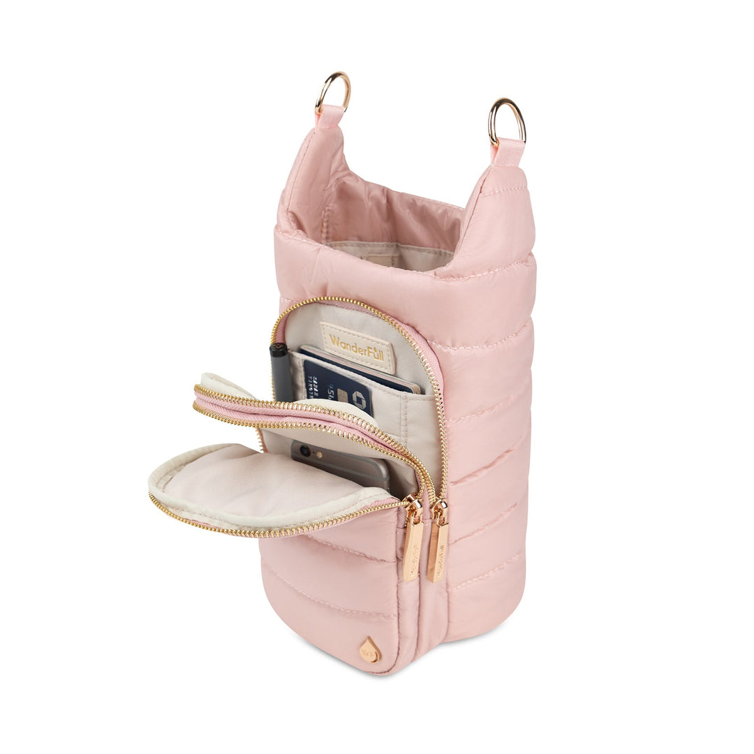 JUNE MARKET: HydroBag HANDLE®- Blush with Blush and Cream Strap, Gold Hardware by Wanderfull (Ships in 2-3 Weeks)