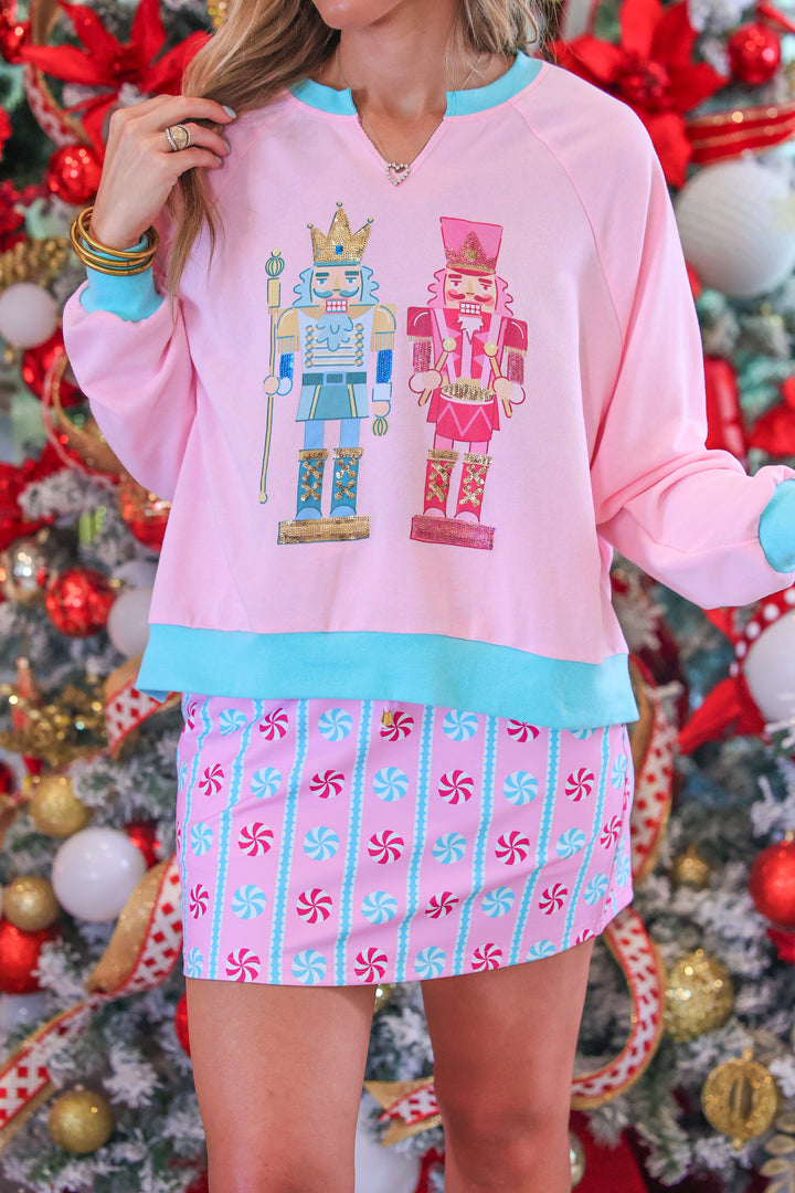 Nutcracker Vibes French Terry Pullover by Jess Lea (PREORDER: Ships in October)