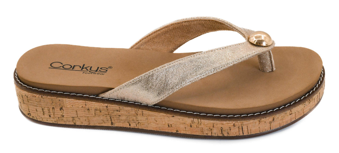 SHOE PARTY! Off The Deep End Gold by Corkys (Ships in 2-3 Weeks)