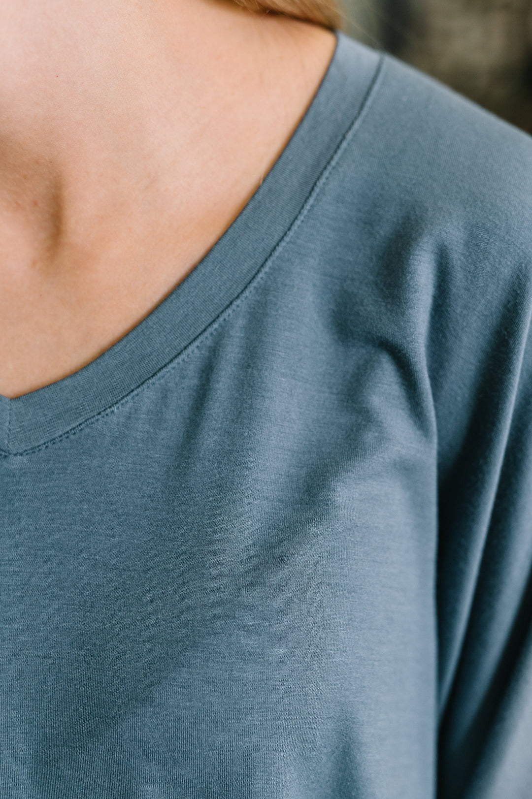 Ol' Reliable Top and Bottom Lounge Set in Dusty Blue - 6/3