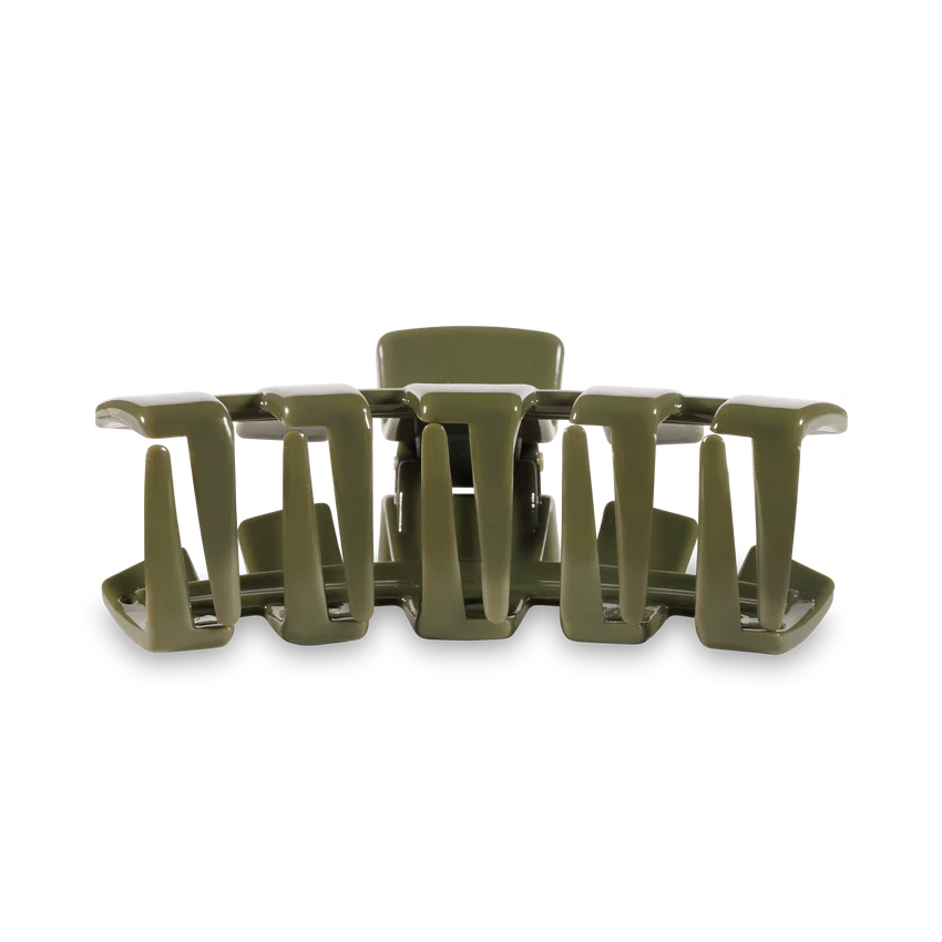 Large Teleties Claw Clip - Olive