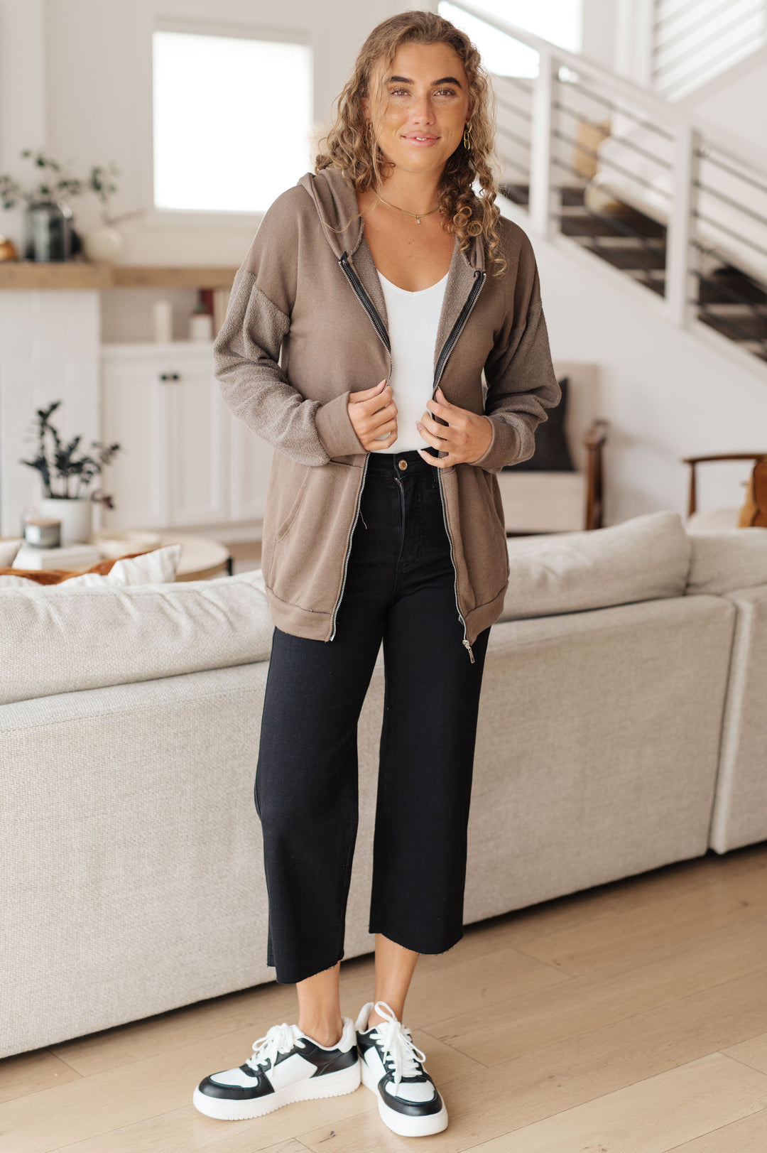 On And On Zip Up Hoodie - 12/4