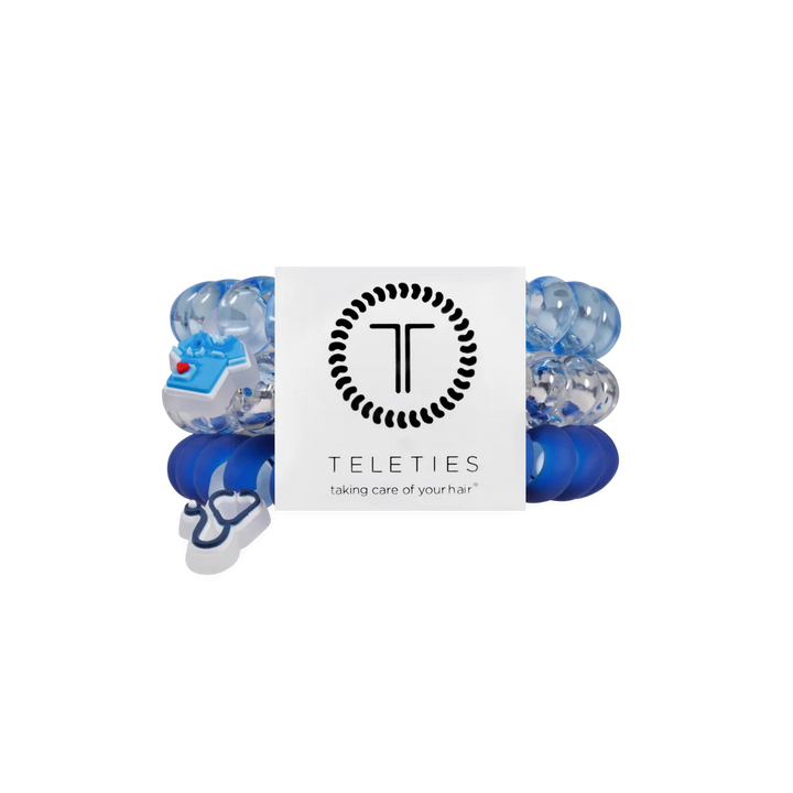 Teleties Hair Tie - Large Band Pack of 3 - On Call
