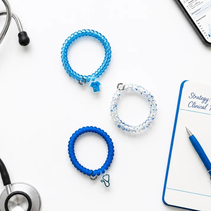 Teleties Hair Tie - Small Band Pack of 3 - On Call