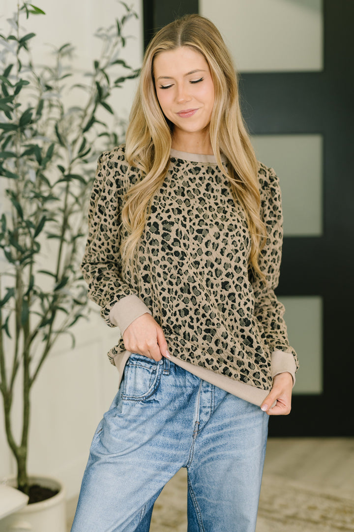 On The Prowl Leopard Print Top - 3/2