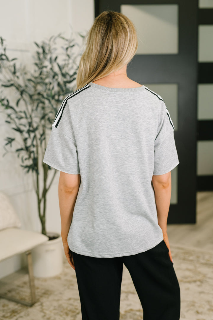 On Your Mind Casual Relaxed Tee - 8/7