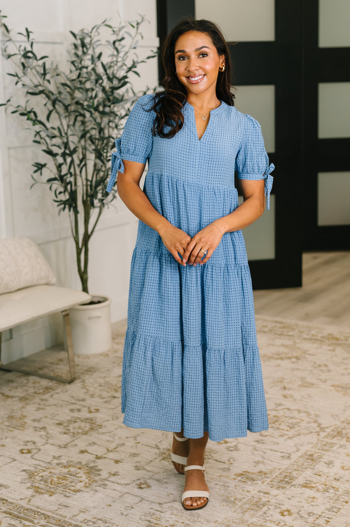 One Less Crisis Tiered Midi Dress - 5/26