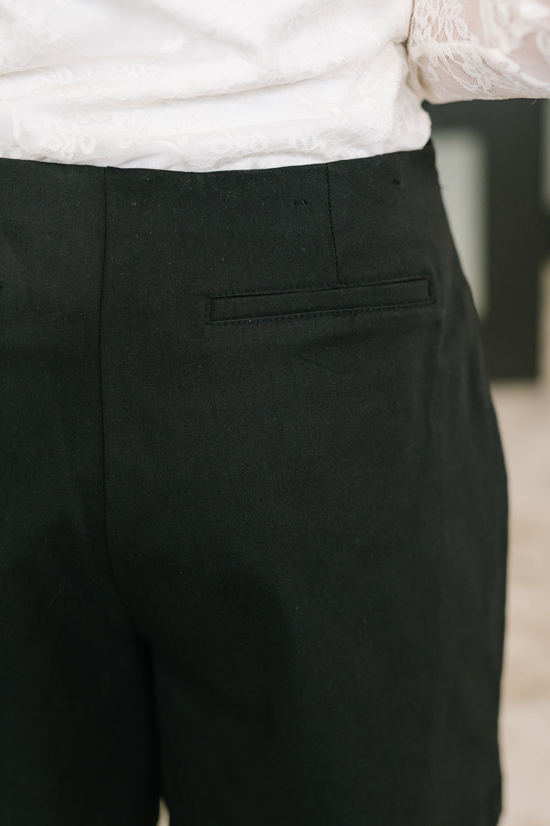 Only Pair Faux Wrap Skort in Black - 4/20