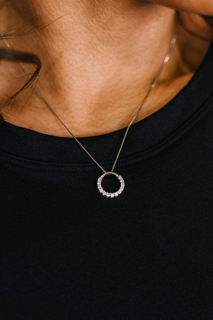 Only You Sterling Silver Necklace - 6/15