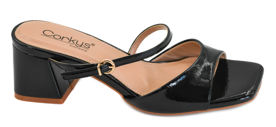SHOE PARTY! Ooh La La Black Patent by Corkys (Ships in 2-3 Weeks)
