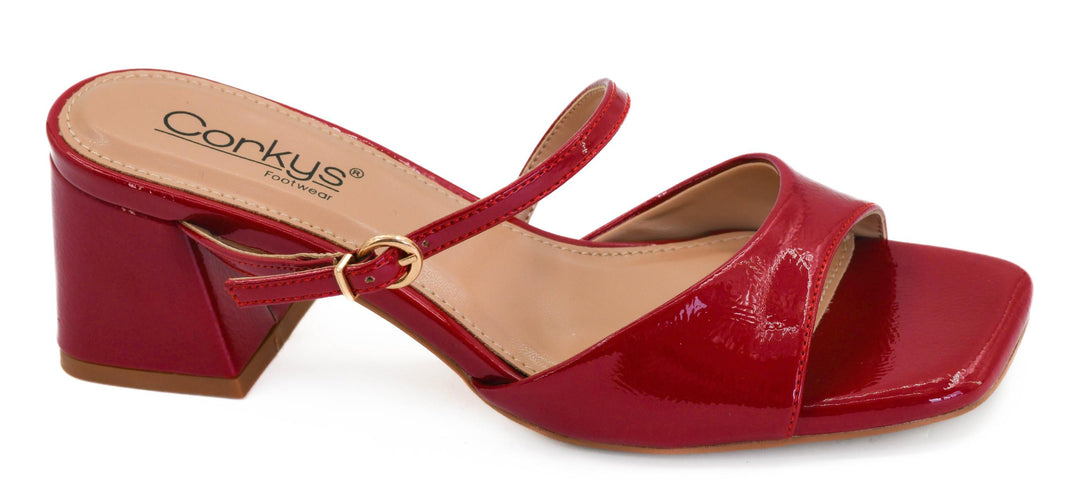 SHOE PARTY! Ooh La La Red Patent by Corkys (Ships in 2-3 Weeks)
