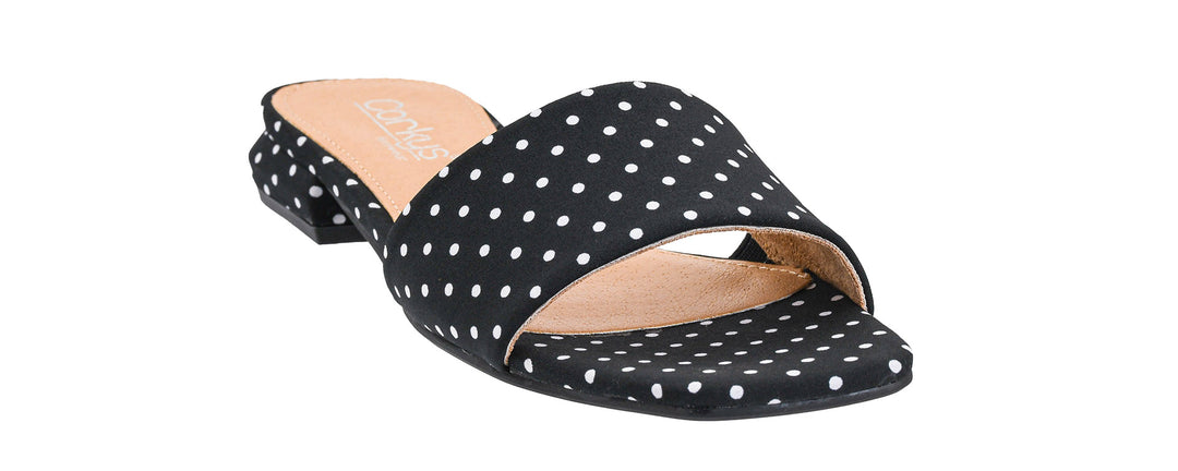 SHOE PARTY! Our Lil Secret Black White Polka Dots by Corkys (Ships in 2-3 Weeks)