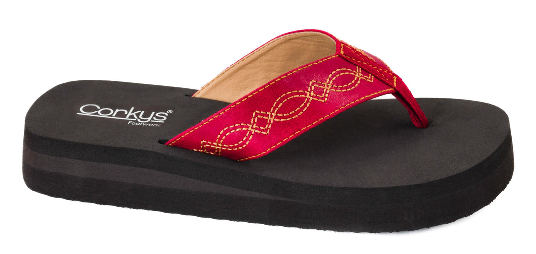 SHOE PARTY! Overboard Red by Corkys (Ships in 2-3 Weeks)