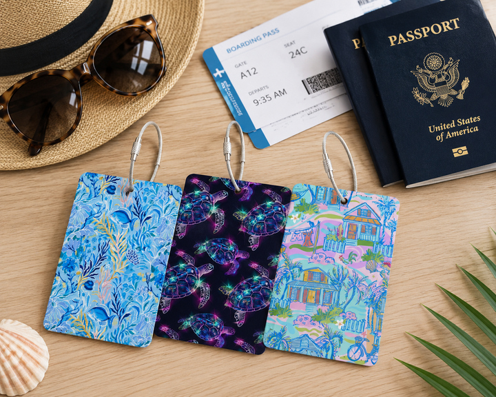 by PrepO: Custom Printed Luggage Tag by Prep Obsessed (Ships in 2-3 Weeks)