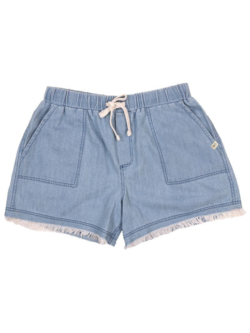 Chambray Shorts by Simply Southern