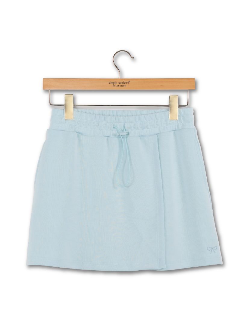 Wrap Skort - Robin's Egg by Simply Southern