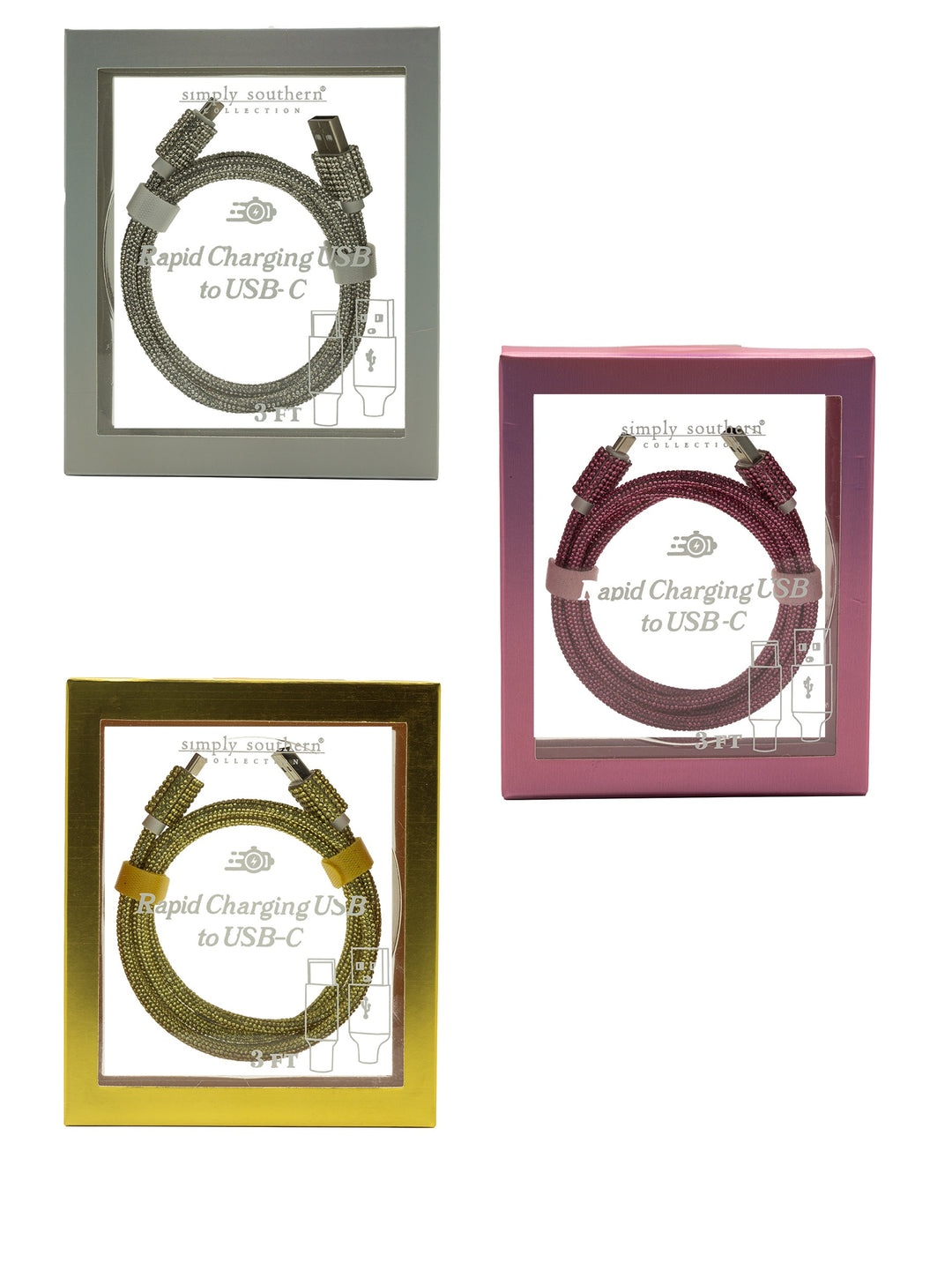 USB-C to USB Charging Cable by Simply Southern