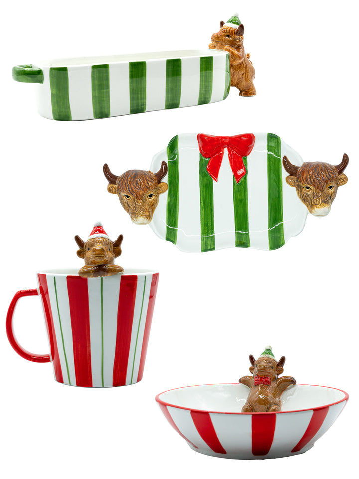 JUNE MARKET: Cow Ceramic Kitchenware Set by Simply Southern (Ships Late July)