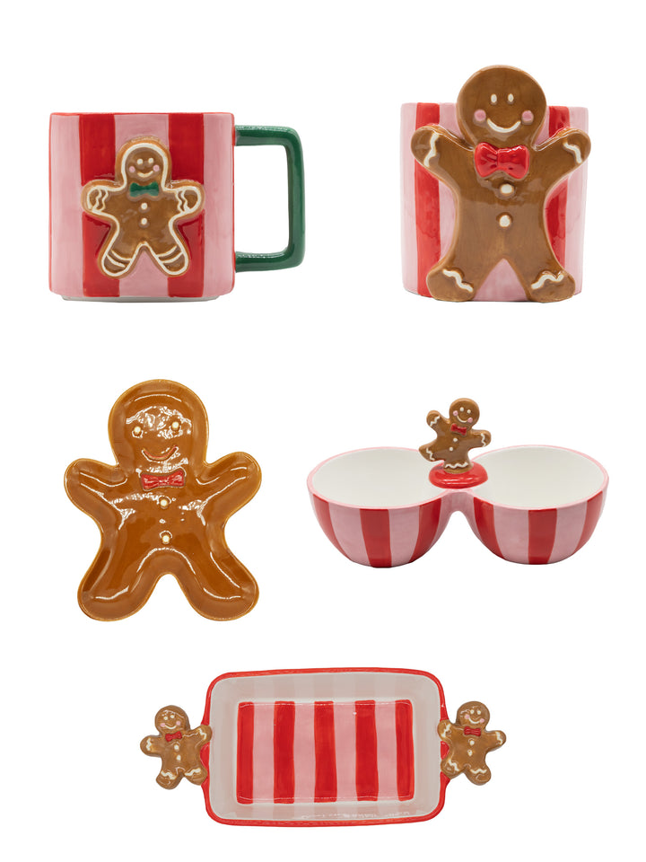 JUNE MARKET: Gingerbread Ceramic Set by Simply Southern (Ships Late July)