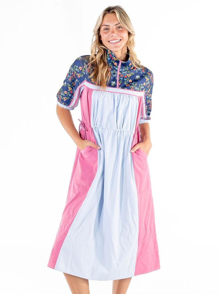 JUNE MARKET: Ginger Dress - Ribbon Floral by Simply Southern (Ships Late September)