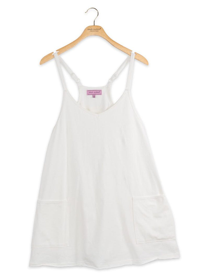 JUNE MARKET: Lounge Tara Dress - Ivory by Simply Southern (Ships in July)