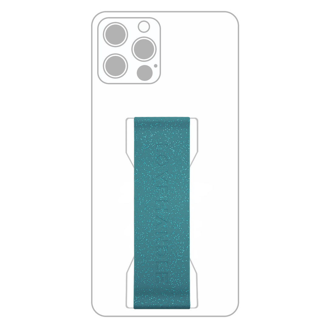 PRO Swappable Strap by LoveHandle - Blue Agate Glitter
