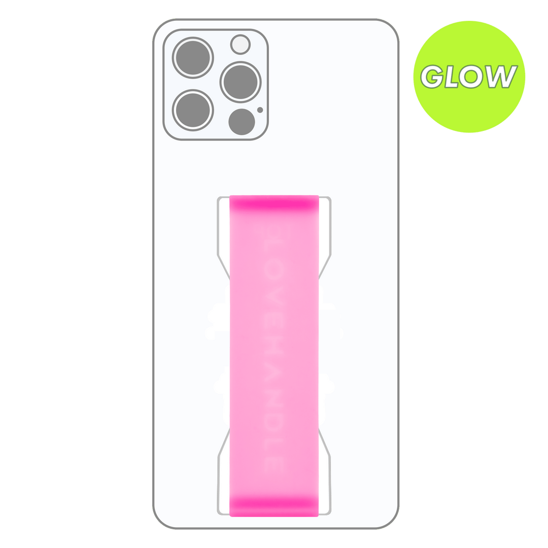 PRO Swappable Strap by LoveHandle - Bubblegum Pink Glow