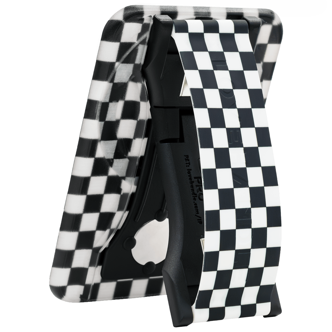 PREORDER: PRO for MagSafe - Black and White Checkered Motif by Lovehandle (Ships in 2-3 Weeks)